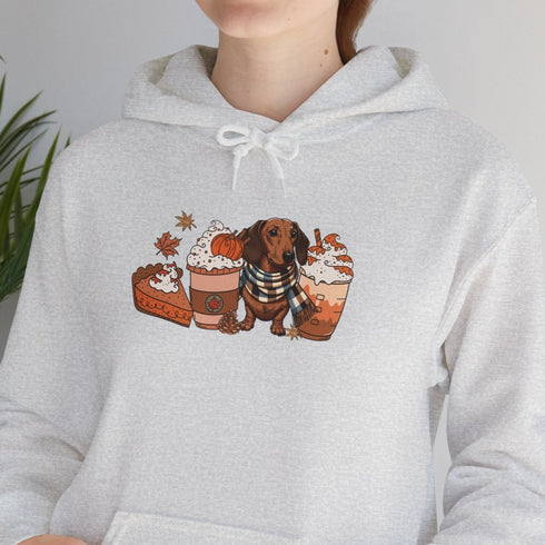 Dachshund Autumn Hoodie for Women - Wiener Dog Fall Hoodie