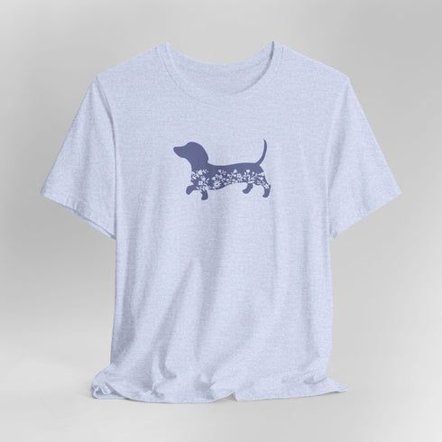 Dachshund Shirt for Women - Floral Dachshund Tee