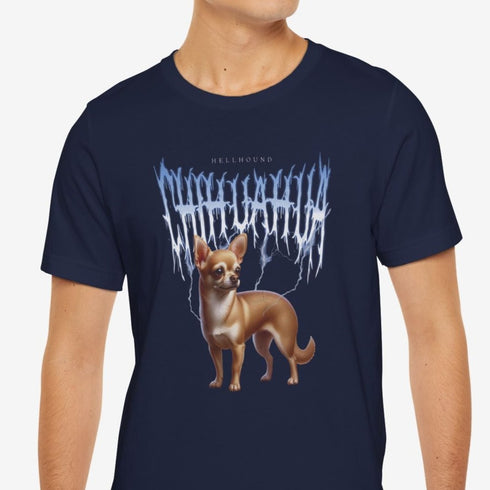 Chihuahua Metal T- Shirt - Funny Chihuahua Shirt for Men