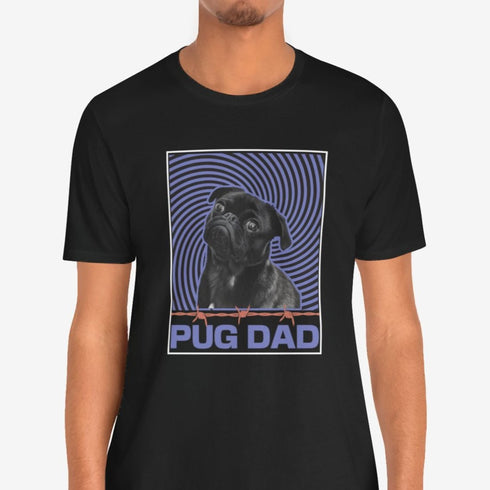 Pug Dad Shirt - Pug T- Shirt for Men - Pug Lover Tee