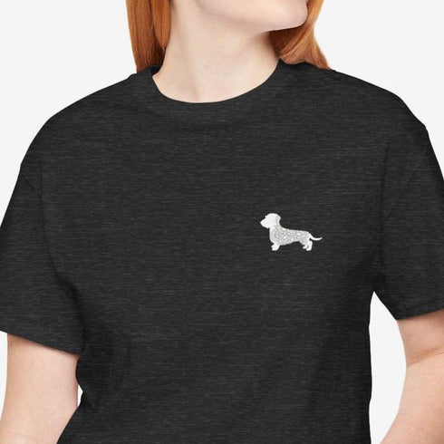 Wirehaired Dachshund Mandala - Dachshund Shirt for Women - Dachshund Mandala T- Shirt