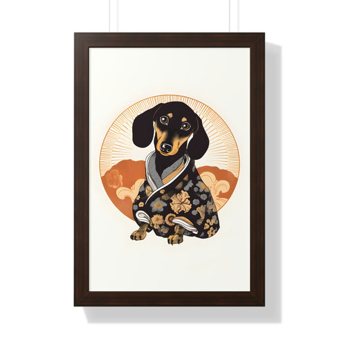 Dachshund Framed Poster - Dachshund Wall Art