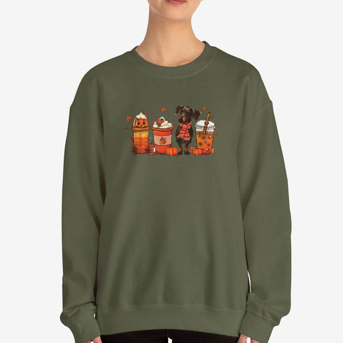 Dachshund Sweatshirt for Women - Dachshund Autumn Sweatshirt