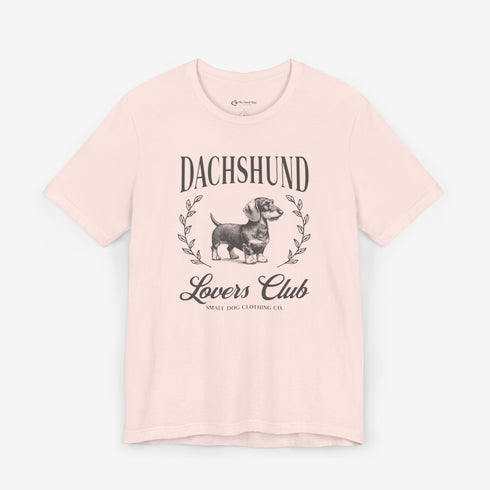 Wirehaired Dachshund Tee for Women - Dachshund Lovers Club Shirt