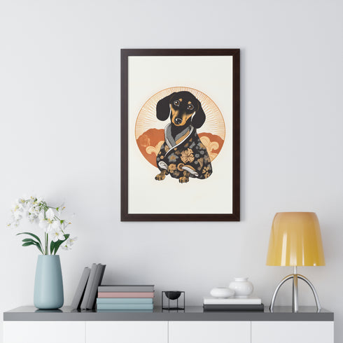 Dachshund Framed Poster - Dachshund Wall Art