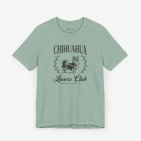 Longhaired Chihuahua Shirt for Women - Chihuahua Lovers Club Tee