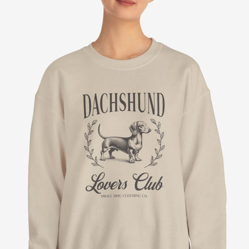 Dachshund Lovers Club Sweatshirt for Women - Crew Sweatshirt