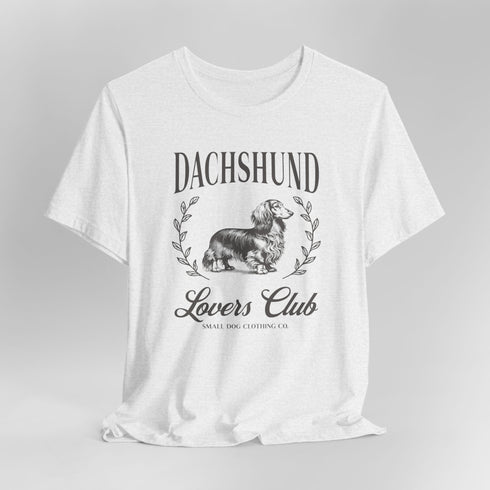 Longhaired Dachshund Tee for Women - Dachshund Lovers Club Shirt