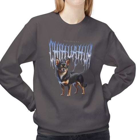 Metal Chihuahua Sweatshirt for Women - Funny Chihuahua Sweatshirt
