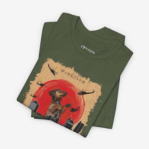 Dachshund Funny Dachshundzilla T-Shirt - Dachshund Shirt