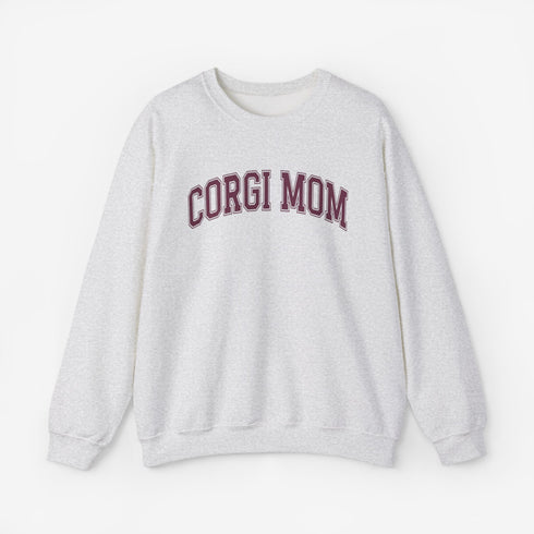 Corgi Sweatshirt for Women - Corgi Mom Crew Sweatshirt