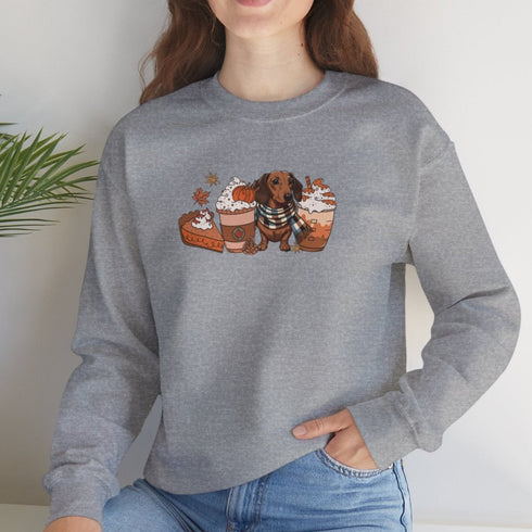 Dachshund Autumn Sweatshirt for Women - Wiener Dog Sweatshirt
