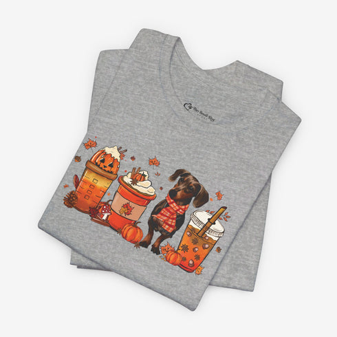 Dachshund T- Shirt for Women - Dachshund Autumn Shirt