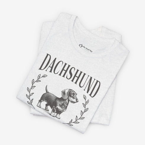 Wirehaired Dachshund Tee for Women - Dachshund Lovers Club Shirt