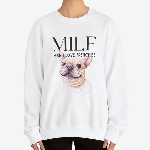 French Bulldog Sweatshirt for Women - Funny Frenchie Mom Sweatshirt