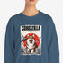 Funny Corgi Sweatshirt for Women - Corgizilla Crew Sweatshirt