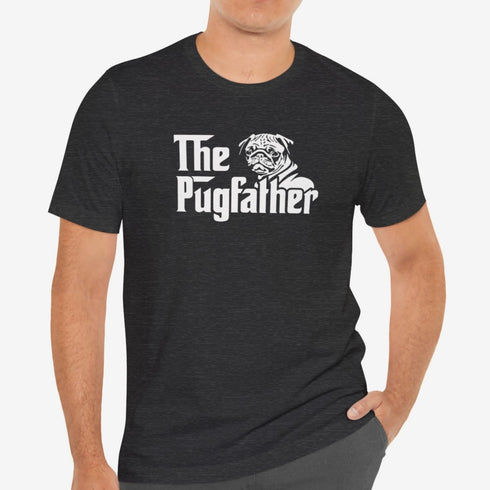 Pug Dad T-Shirt - The Pugfather - Pug Shirt for Men