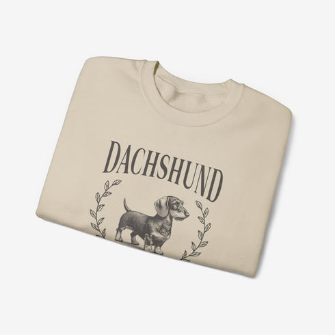 Wirehaired Dachshund Sweatshirt for Women - Crew Sweatshirt
