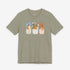 corgi t shirt for women. Color sandstone