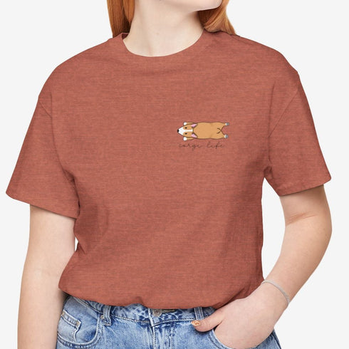 Funny Corgi Tee for Women - Corgi Life Shirt - Corgi Gift