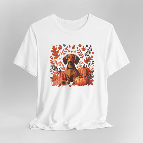 Dachshund Fall Shirt for Women - Dachshund Autumn Tee