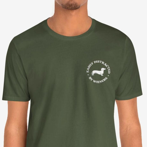 Dachshund T- Shirt for Men - Funny Dachshund Tee - Wiener Dog Shirt for Men