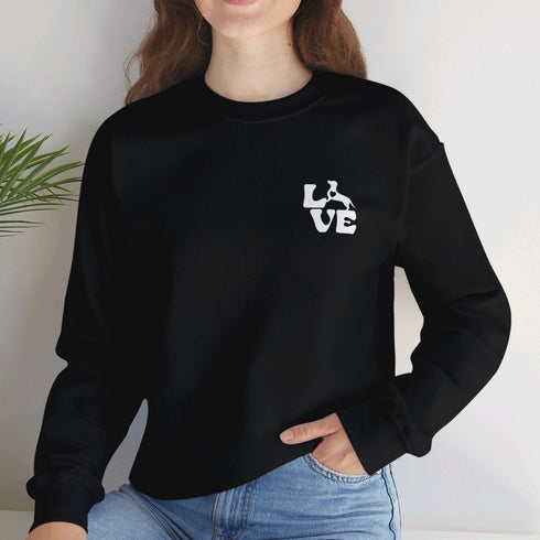 Dachshund Sweatshirt for Women - Dachshund Love Sweatshirt