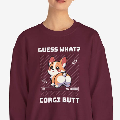Funny Corgi Sweatshirt for Women - Corgi Crew Sweatshirt