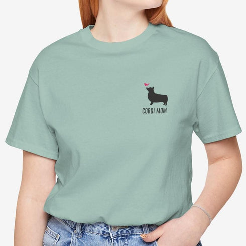 Corgi T- Shirt for Women - Corgi Mom Tee for Women