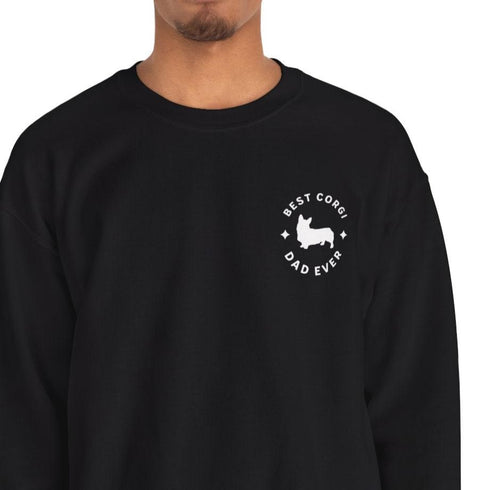 Corgi Sweatshirt for Men - Corgi Dad Sweatshirt for Men