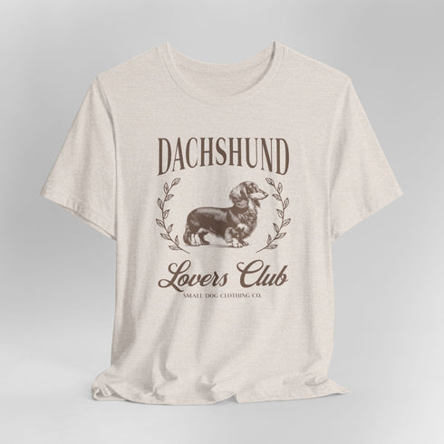 Longhaired Dachshund Shirt for Women - Dachshund Lovers Club Tee