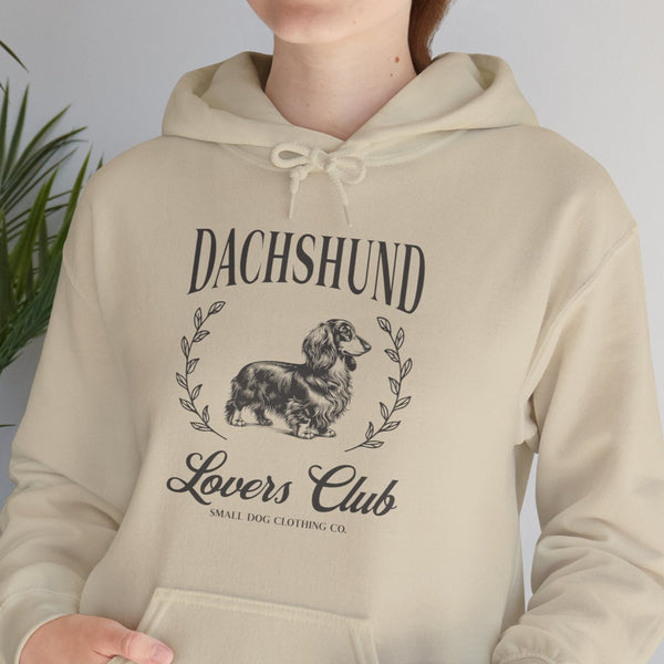 Longhaired Dachshund Hoodie for Women - Dachshund Lovers Club Hoodie