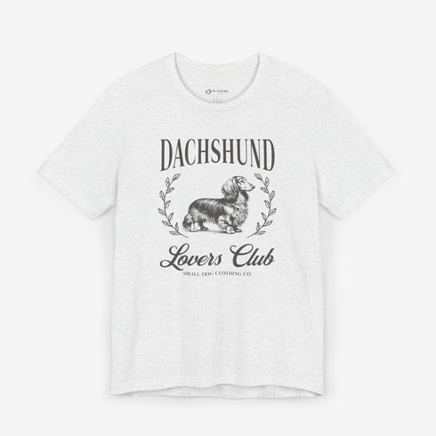 Longhaired Dachshund Tee for Women - Dachshund Lovers Club Shirt