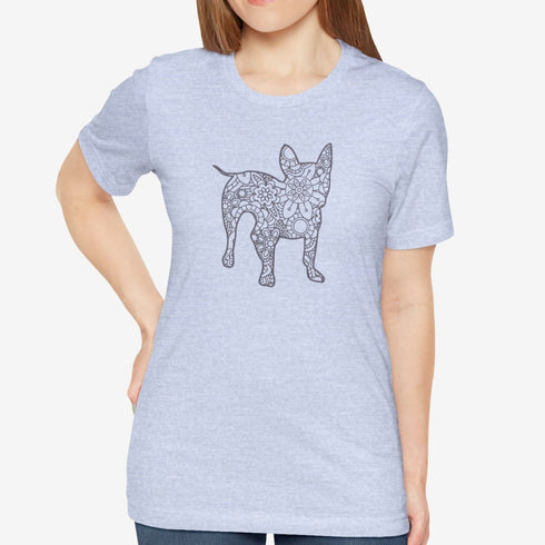 Frenchie Mandala T-Shirt - French Bulldog Shirt for Women