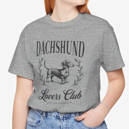 Dachshund T- Shirt for Women - Dachshund Lovers Club Shirt for Dachshund Lovers