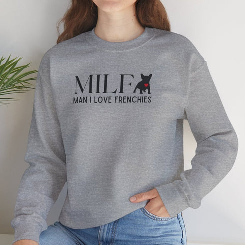 French Bulldog Sweatshirt for Women - Funny Frenchie Mom Sweatshirt