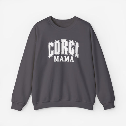 Corgi Sweatshirt for Women - Corgi Mom Crew Sweatshirt