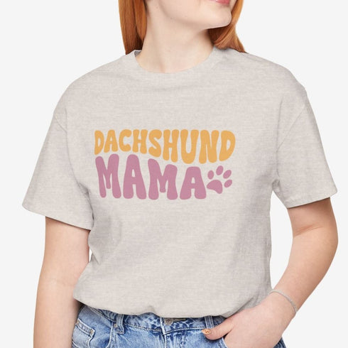 Dachshund Mama Retro Shirt - Dachshund Mom T-Shirt