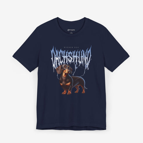 Dachshund Metal T- Shirt - Chocolate Dachshund Tee for Women