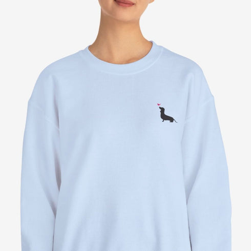 Dachshund Sweatshirt for Women - Cute Dachshund - Crew Sweatshirt
