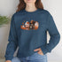 Longhaired Dachshund Autumn Sweatshirt for Women - Crew Sweatshirt