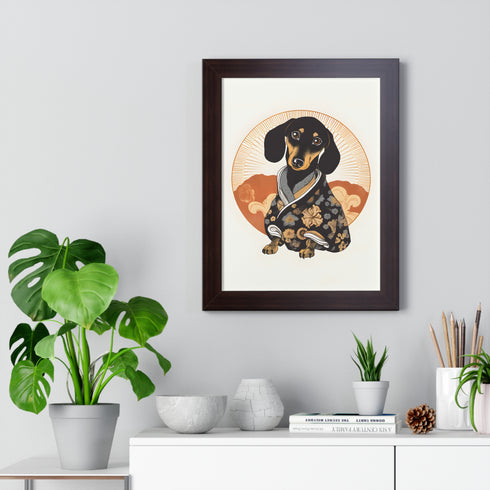 Dachshund Framed Poster - Dachshund Wall Art