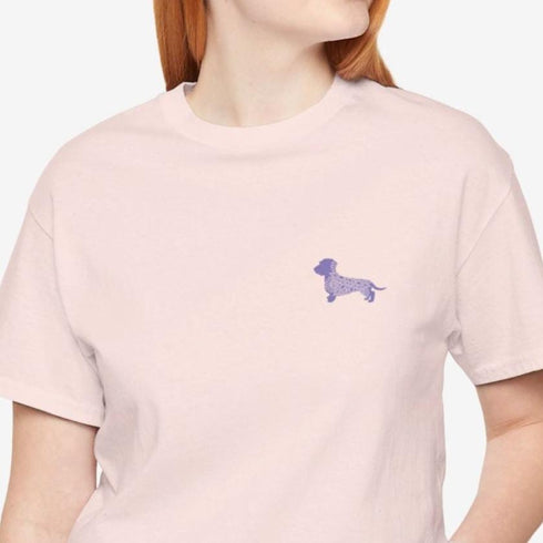 Wirehaired Dachshund Mandala - Dachshund Shirt for Women - Dachshund Mandala T- Shirt