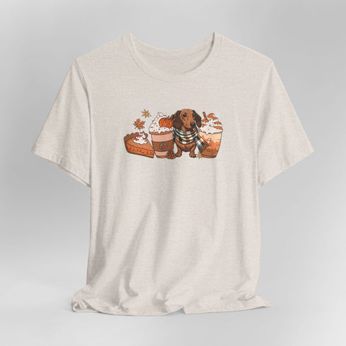 Dachshund Fall Tee - Dachshund Shirt for Women