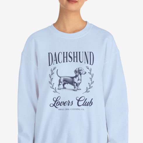 Dachshund Lovers Club Sweatshirt for Women - Crew Sweatshirt