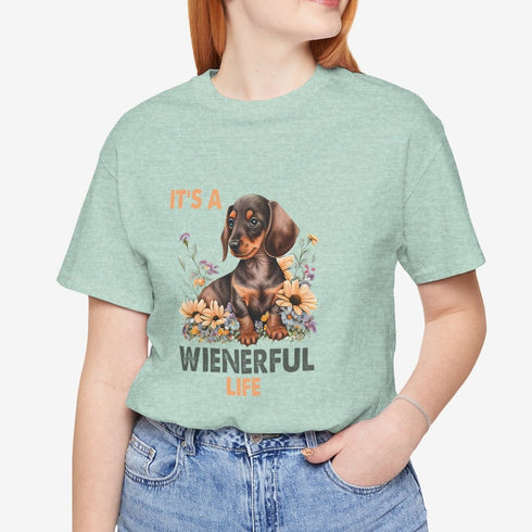 Dachshund Shirt - It's a Wienerful Life - Dachshund Shirt for Women