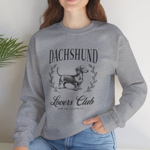 Dachshund Lovers Club Sweatshirt for Women - Crew Sweatshirt
