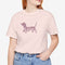Dachshund Shirt for Women - Floral Dachshund Tee