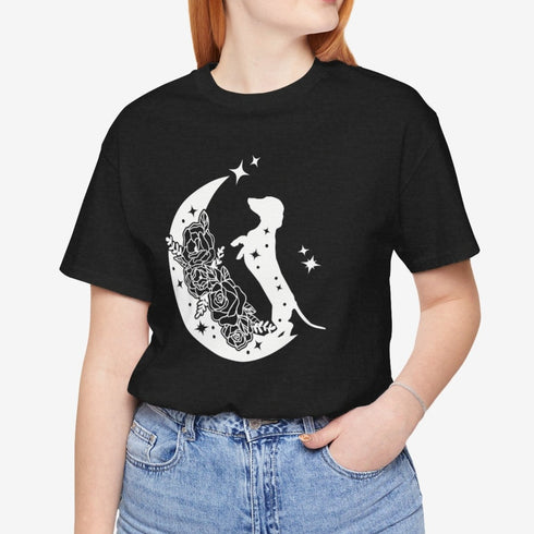 Cute Dachshund T-Shirt - Dachshund Moon Shirt