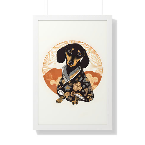 Dachshund Framed Poster - Dachshund Wall Art